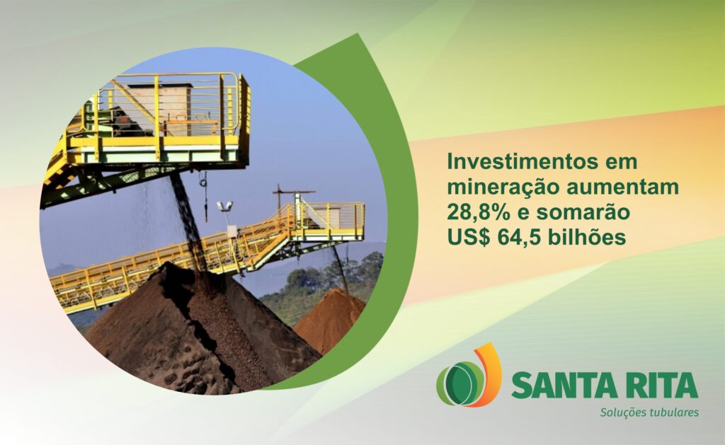Santa Rita - Artigos - Investimentos em mineração aumentam 28,8% e somarão US$ 64,5 bilhões